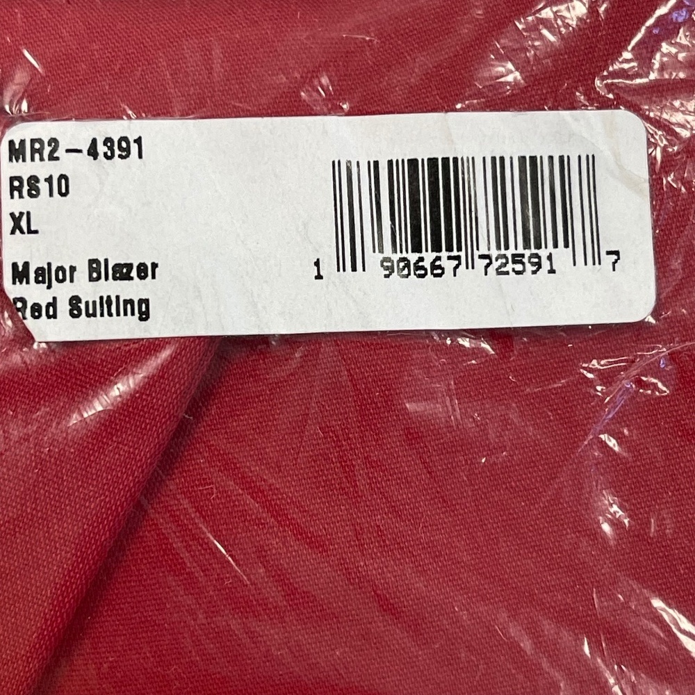 Show Me Your Mumu Major Blazer Red Suiting - L/XL/XXL - NWT - Picture 6 of 6